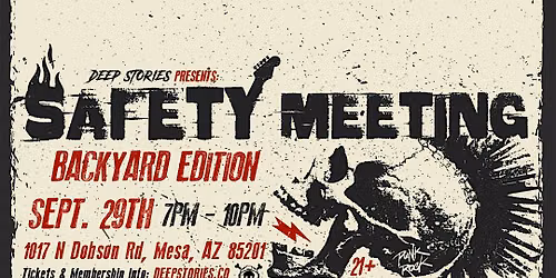 Safety Meeting: Backyard Edition - September 2026