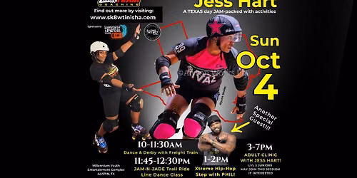 TEXAS: Jess Hart Roller Derby Clinic 