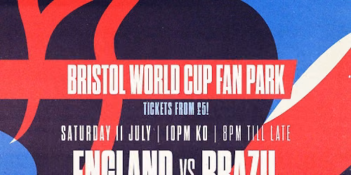Bristol World Cup Fan Park - England vs Brazil!