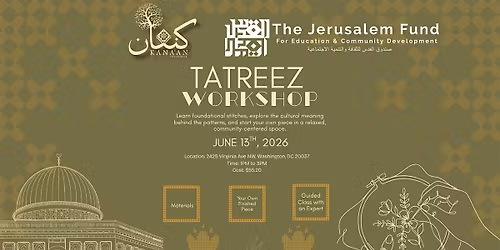 Tatreez 101 Workshop