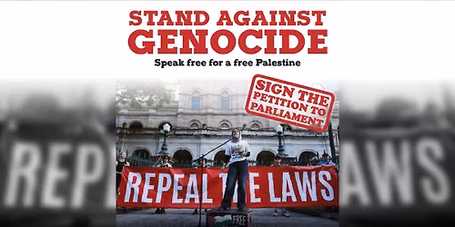 Stand Against Genocide: Speak Free for a Free Palestine 