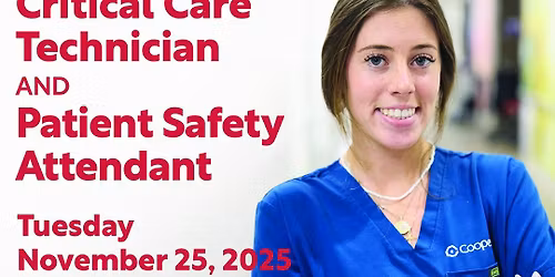 Hiring Event: CCTs and Patient Safety Attendants
