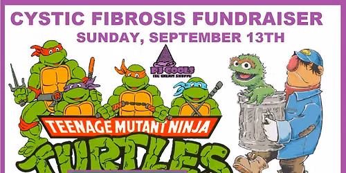CYSTIC FIBROSIS FUNDRAISER at PJ COOLS with BUFFALO'S BEST TURTLES & OSCAR the GROUCH & BRUNO