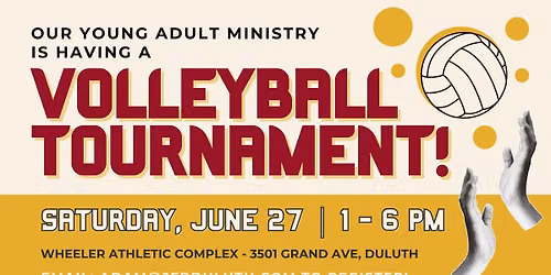 Volleyball Tournament for Young Adults!