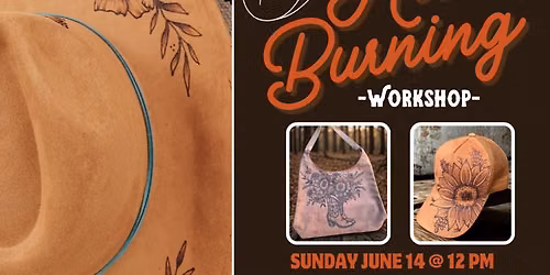 Hat or Tote Burning Workshop at Wild & Precious Collective
