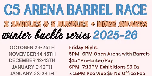 Winter Series Barrel Race 