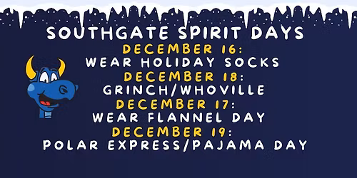 Spirit Week- Come and join in the fun!