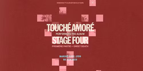 TOUCH\u00c9 AMOR\u00c9 | March\u00e9 Gare, Lyon - 8 juin 2026