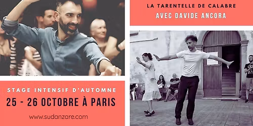 Stage intensif d\u2019automne : la Tarentelle de Calabre avec Davide Ancora