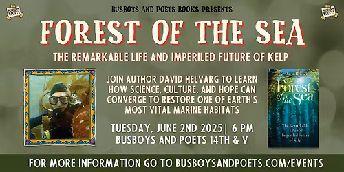 FOREST OF THE SEA | A Busboys and Poets Books Presentation