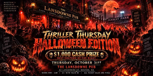 THRILLER THURSDAY - HALLOWEEN EDITION