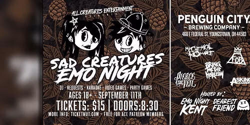 Sad Creatures Emo Night