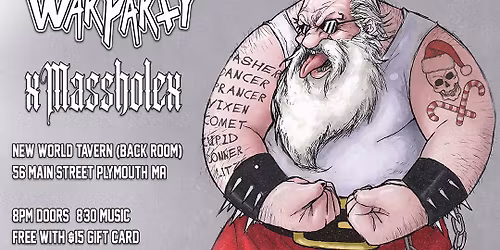 Medjugorje, Supplication, War Party, xMassholex @New World Tavern