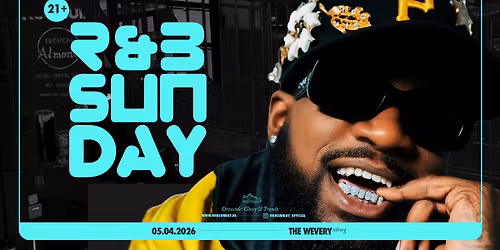 R&B SUNDAY | 5 april | De Wevery Tilburg 2026 (21+)