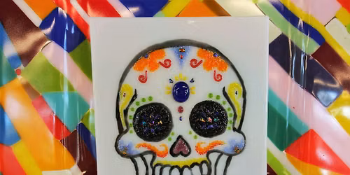 Day of the Dead Skulls | Fused Glass