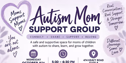 \ud83e\udde1Autism Mom Support Group at Bluegrass Outpatient Therapy\ud83e\udde1