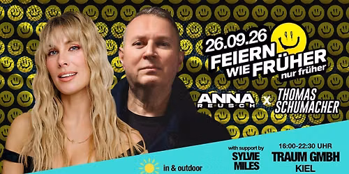Feiern wie fr\u00fcher - nur fr\u00fcher! Der Day Rave mit Anna Reusch & Thomas Schumacher 