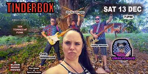 Tinderbox Ten Tonnes of Funk Launch @ Elxir