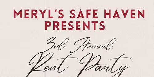 3rd Annual Rent Party Fundraiser