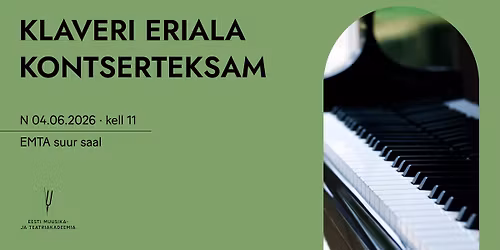 Klaveri eriala kontserteksam