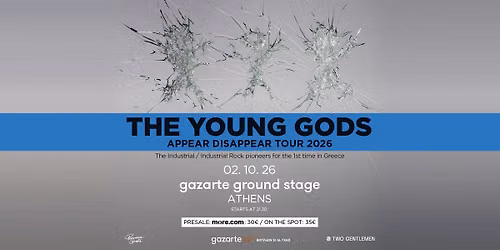 The Young Gods , October 2 at Gazarte Ground Stage