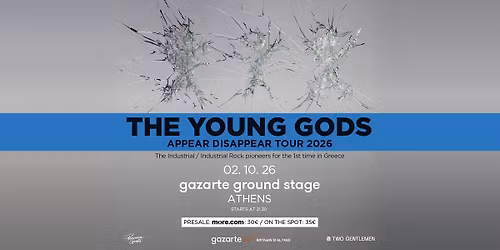 The Young Gods , October 2 at Gazarte Ground Stage