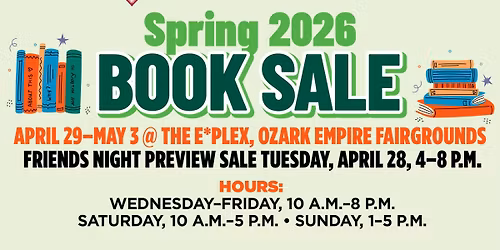 Friends of the Library Spring 2026 Book Sale