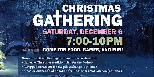 CHRISTMAS GATHERING!