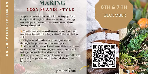 Cosy Chistmas Wreath Workshop