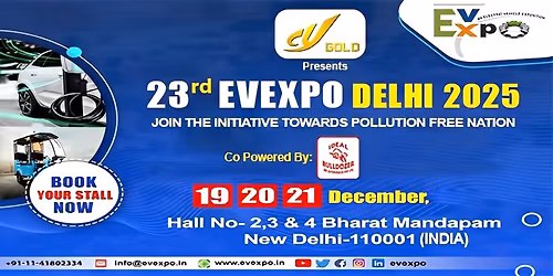 23rd EvExpo Delhi 2025 India