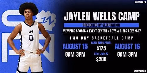 Jaylen Wells Basketball Camp MEMPHIS