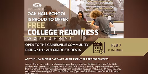 Free College Readiness Workshop