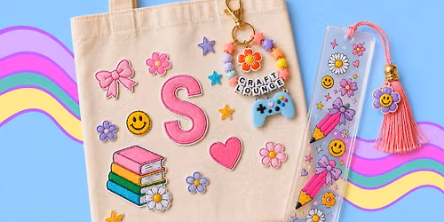 CRAFT LOUNGE - Book Tote, Keychain & Bookmark Workshop