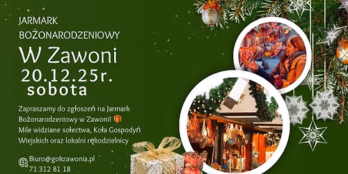 Jarmark Bo\u017conarodzeniowy w Zawoni