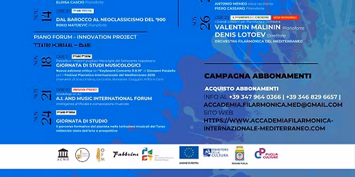 3\u00b0 FESTIVAL PIANISTICO INTERNAZIONALE DEL MEDITERRANEO