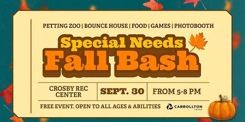 Special Needs Fall Bash