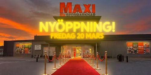 NYÖPPNING!