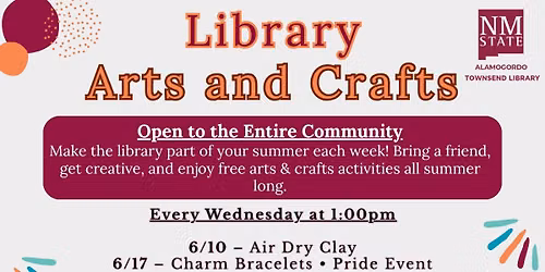 Townsend Library Arts and Crafts