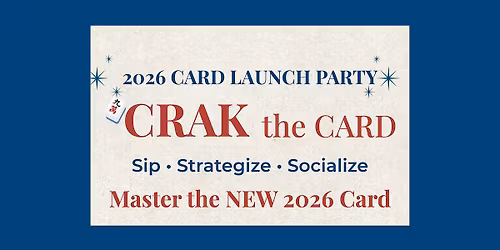 Mahjong 2026 Card Launch Party: Crak the Card