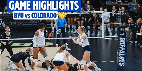 Colorado Buffaloes Women's Volleyball vs. BYU Cougars