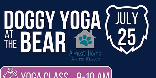 Doggy Yoga At The Bear