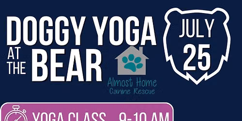 Doggy Yoga At The Bear