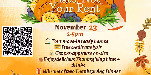 \u201cStuff Your Plate, Not Your Rent\u201d \u2013 Homebuyer Mixer
