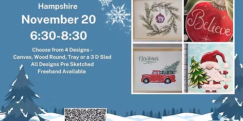 Sip and Paint Copper Barrel - November 20 - 6:30-8:30