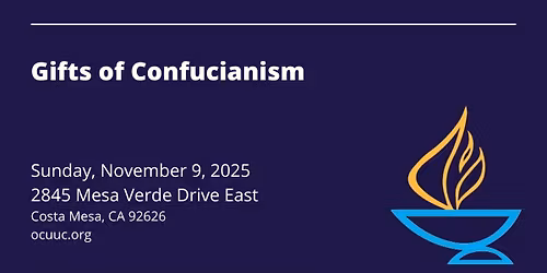 Sunday Service: Gifts of Confucianism