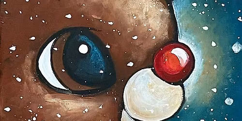 12\/3 Art BASH: Rudy Reindeer Painting! (Ages 5+)