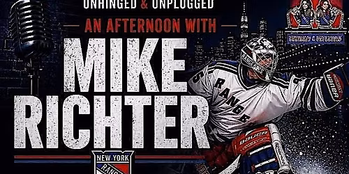 An Afternoon With Mike Richter- Meet and Greet and Q and A session.