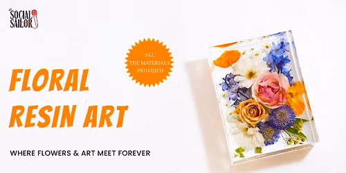 Floral Resin Art Date - Delhi