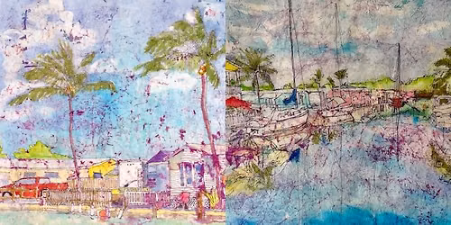 June 18:  Line and Wash Watercolor Batik with Peter Sterling Turner