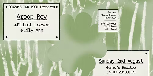 Rooftop Sunday Sessions w Aroop Roy